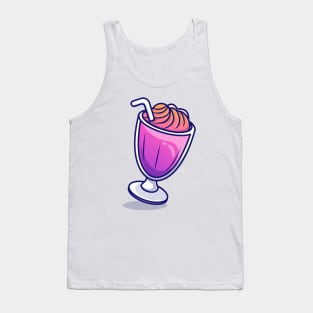 Milkshake Drink Cartoon Tank Top